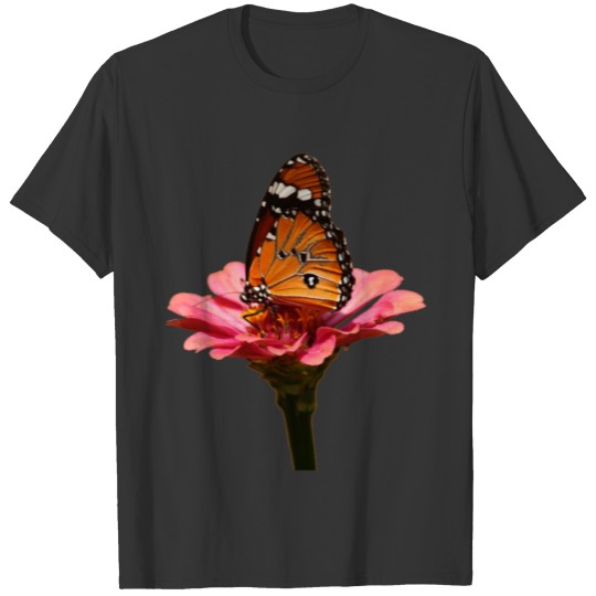 Monarch Butterfly on Flower T Shirts