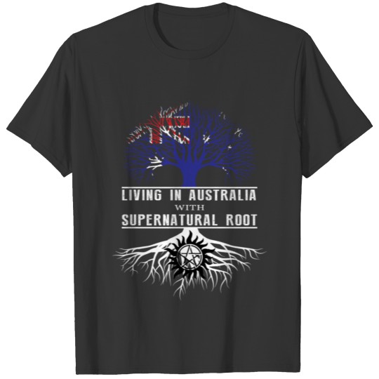 Supernatural - Living in australia with super T Shirts