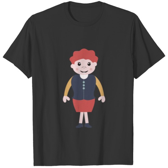 vintage school girl T-shirt