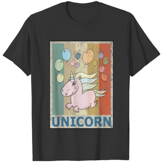 Unicorn Vintage Retro Style Grunge T Shirts