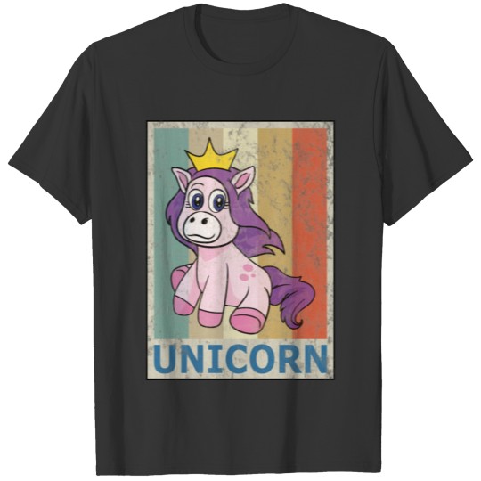 Unicorn Vintage Retro Style Grunge T Shirts