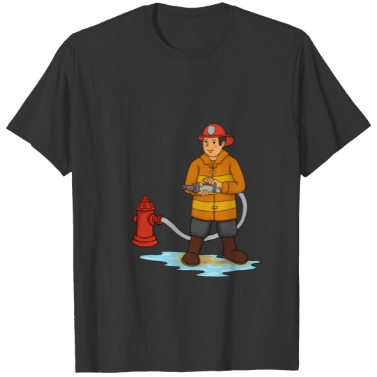 firefighter service hydrant gift idea T Shirts