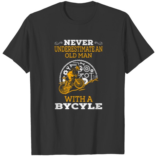 Forever young age biking cycling cycling T-shirt