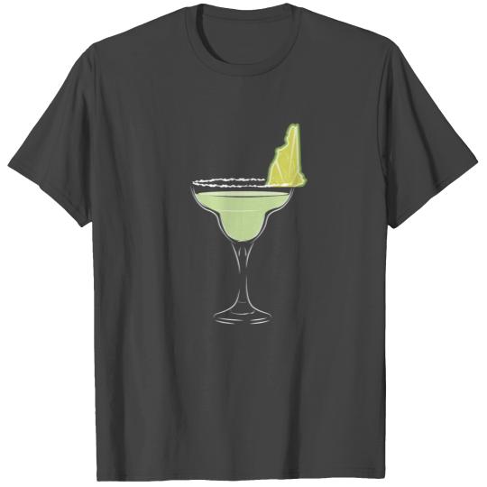 New Hampshire Lime Margarita July 4th Funny Margarita T Shirts