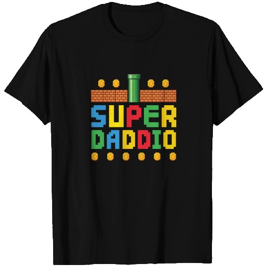 Funny Fathers Day Super Daddio T Shirts