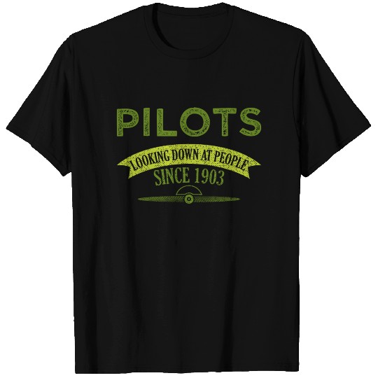 Pilots Looking Down On People Drone Gift T Shirts