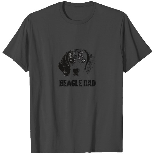 Beagle Dad T Shirts