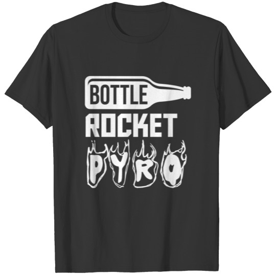 4th of July Fireworks Fourth of July Beer Bottle Rocket T Shirts