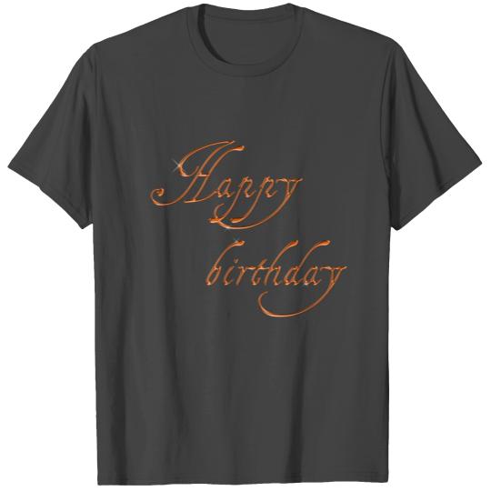 birthday happy day festival present T Shirts