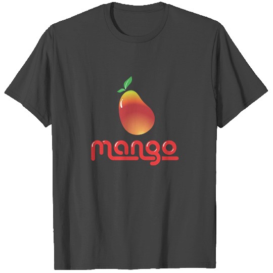 mango fruit juicy font T Shirts