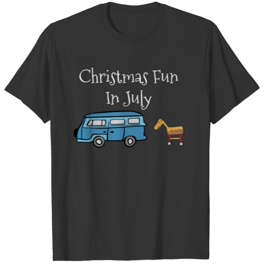Christmas in July, Camping, Camper, Reindeer Camper, Family Vacation, Family Reunion T Shirts