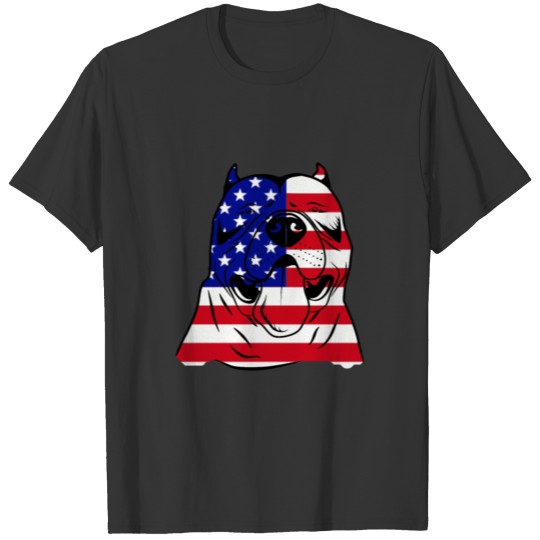 PITBULL DOG BREED GIFT INDEPENDENCE DAY 4TH JULY T Shirts