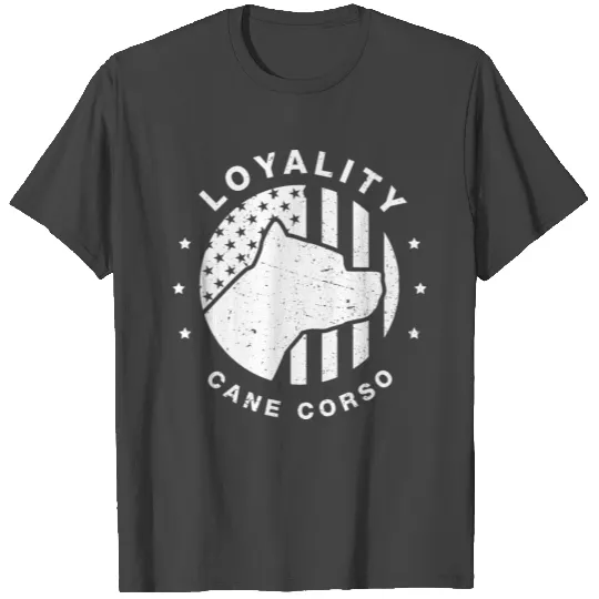 Vintage Cane Corso American Flag 4th of July T Shirts