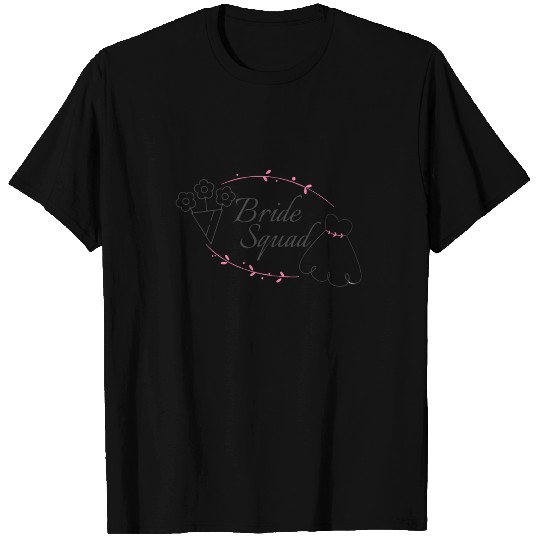 Bachelorretteparty Bride Squad T Shirts