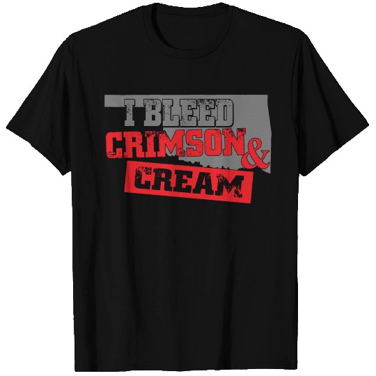 I BLEED CRIMSON AND CREAM T Shirts