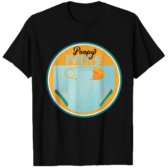 poopy pants diaper safety pin gift idea T Shirts