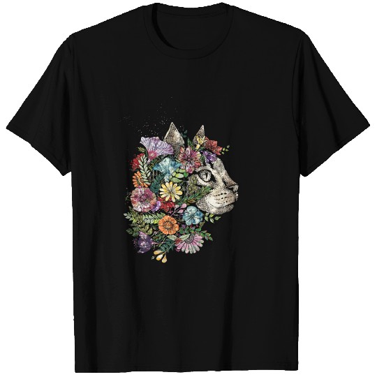 Flower Cat T Shirts