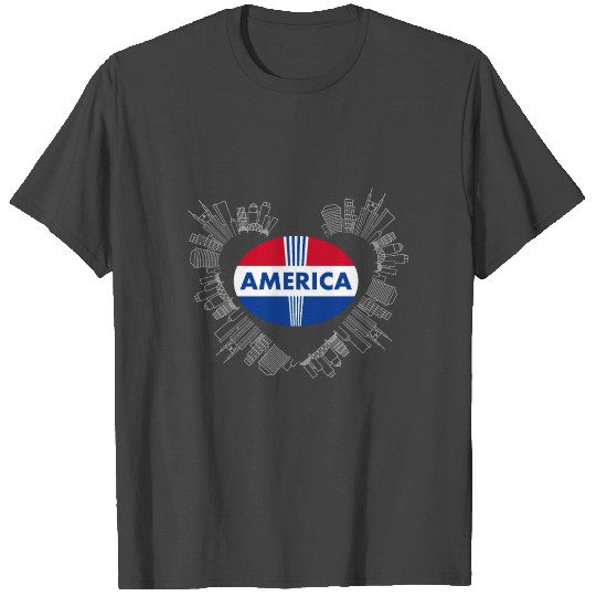 3 amazon America T Shirts