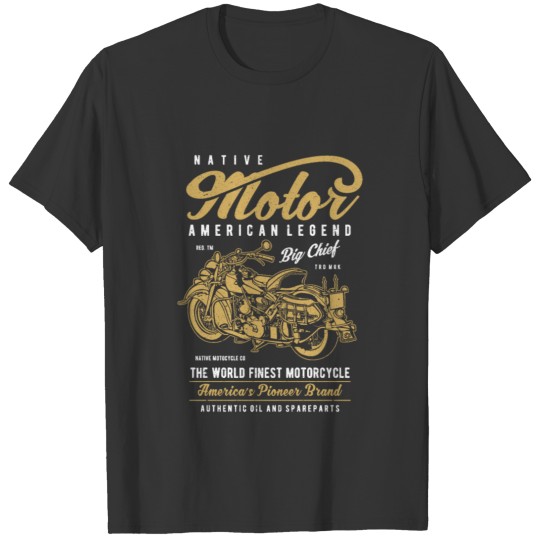 Native Motorcycle T-shirt