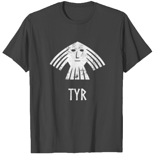 Tyr Viking Norse God Vintage Distressed T Shirts