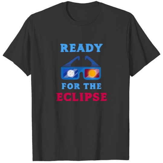 Total Solar Eclipse Moon Sun 3D Glasses Funny T Shirts