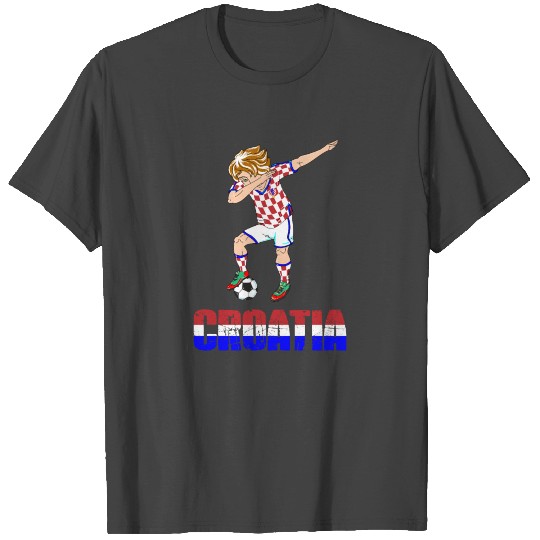 Croatia Soccer Dab player world championship T Shirts