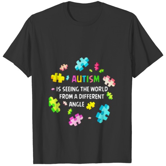 Autism Awareness 2018 Autism Puzzle Shirt Funny Au T-shirt