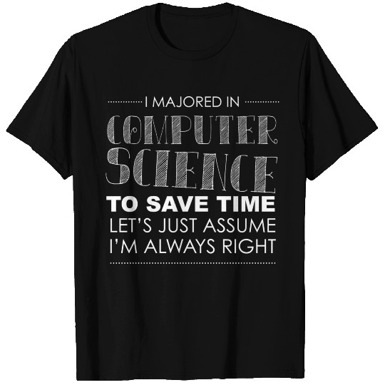 I Mastered Computer Science Funny T Shirts