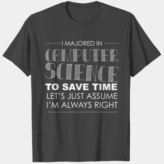 I Mastered Computer Science Funny T Shirts