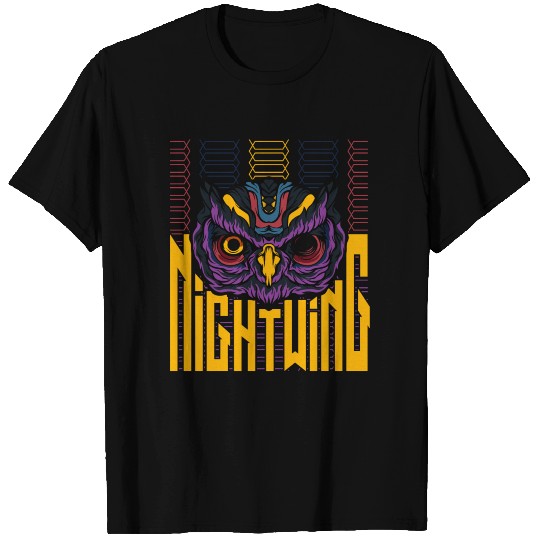 Trendy Nightwing Owl Bird T Shirts