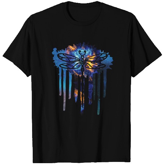 dragonfly abstract paint gift idea T Shirts