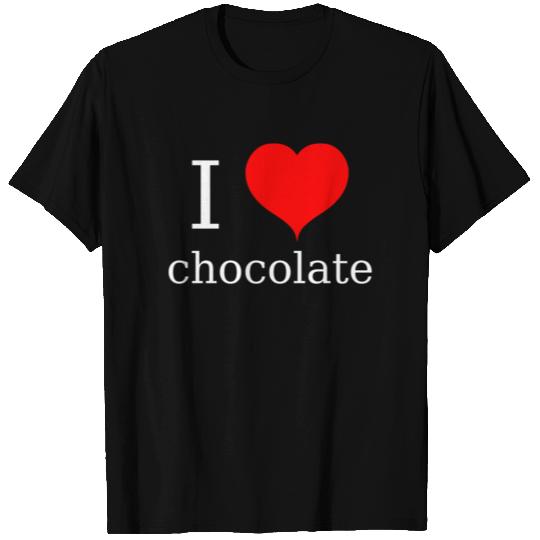 i love chocolate T Shirts