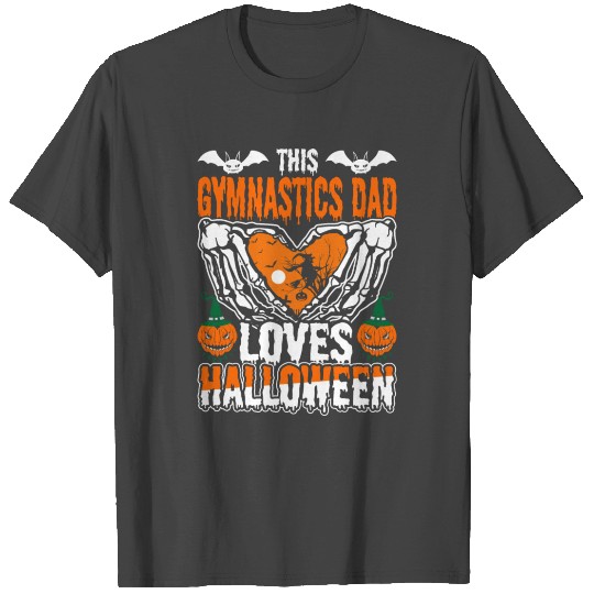 This Gymnastics Dad Loves halloween T Shirts