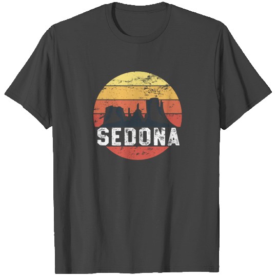 Retro Sedona Arizonna T Shirts Family Vacation Red Rocks Gift