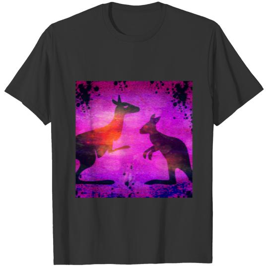 Kangaroo Pink T Shirts