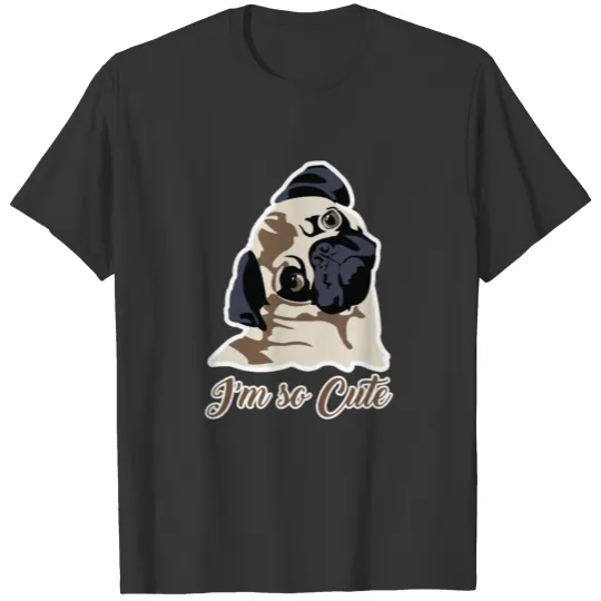 Pug life cute pug T Shirts