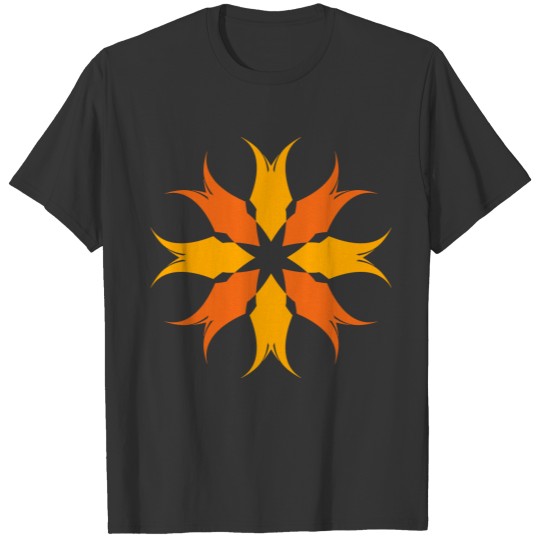 star flower cross sun star image artwork abstract T Shirts