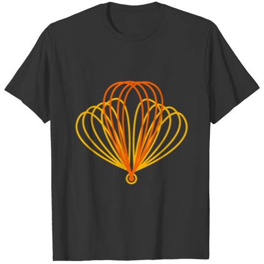 schematic orange flight T Shirts