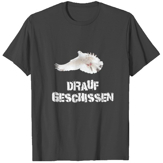 shit on it grape bird shit humor funny T Shirts