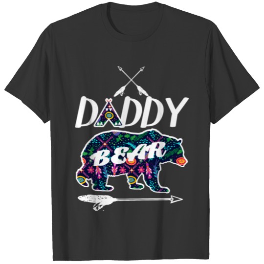 Daddy Bear T Shirts Tie Dye Family Camping Vacation