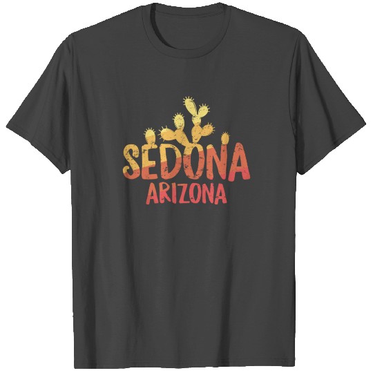 Sedona T Shirts Arizonna Cactus Desert Vacation Souvenir