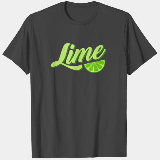 Lime lime fruit fruit light green T Shirts