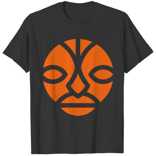 Isle of Humans Face Signet orange T Shirts