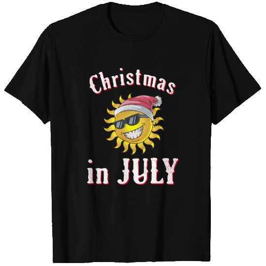 Christmas In July Sun T Shirts