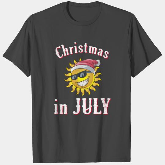Christmas In July Sun T Shirts