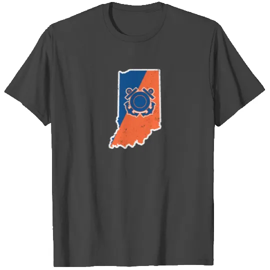 Indiana Coast Guard Retired Coast Guard Gifts T Shirts