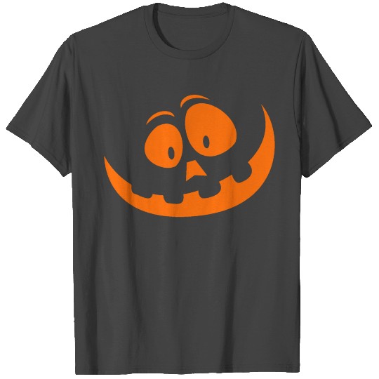 Happy Halloween - crazy pumpkin smile (orange) T Shirts