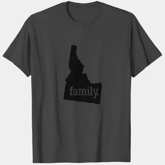 Idaho Cool Gift Family State T Shirts Dark