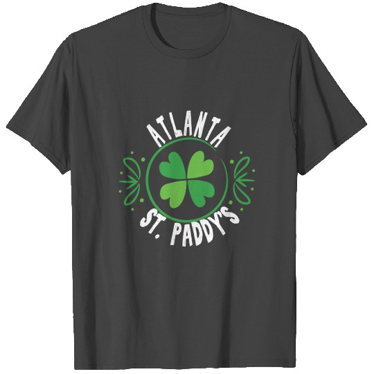 Atlanta Irish St Patricks Day Shamrock Men Women T Shirts