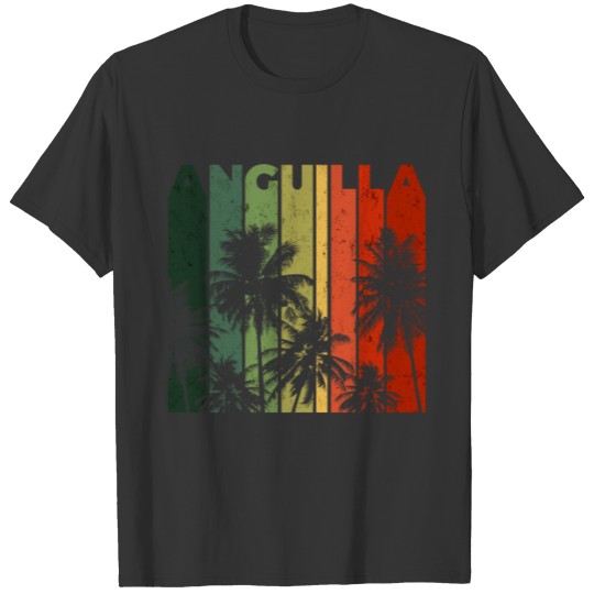 Vintage Anguilla Beach Vacation Merchandise T-shirt